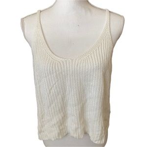 Forever 21 | White Knit Tank Top Size Large